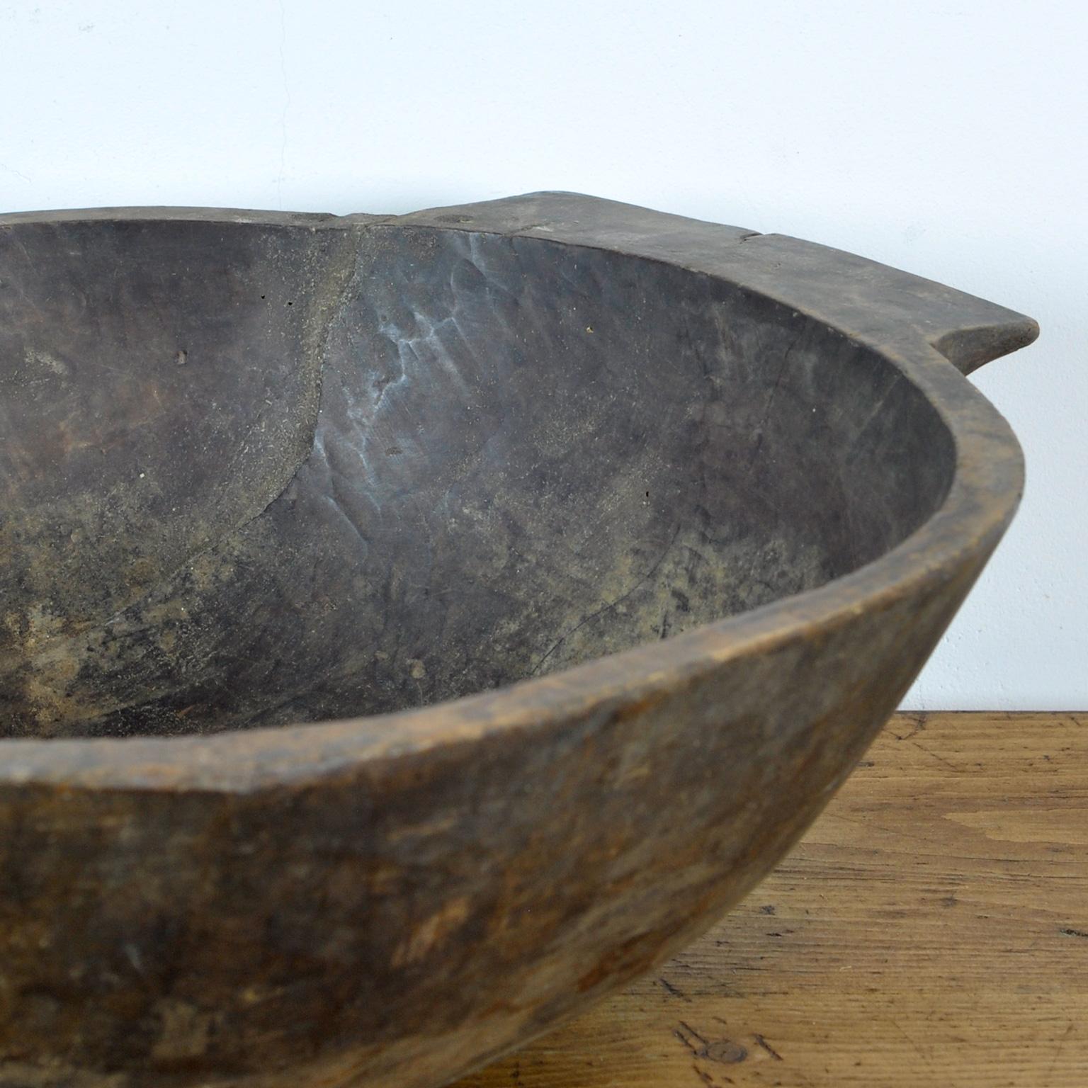 Early 20th Century Handmade Hungarian Wooden Dough Bowl, Early 1900’s For Sale