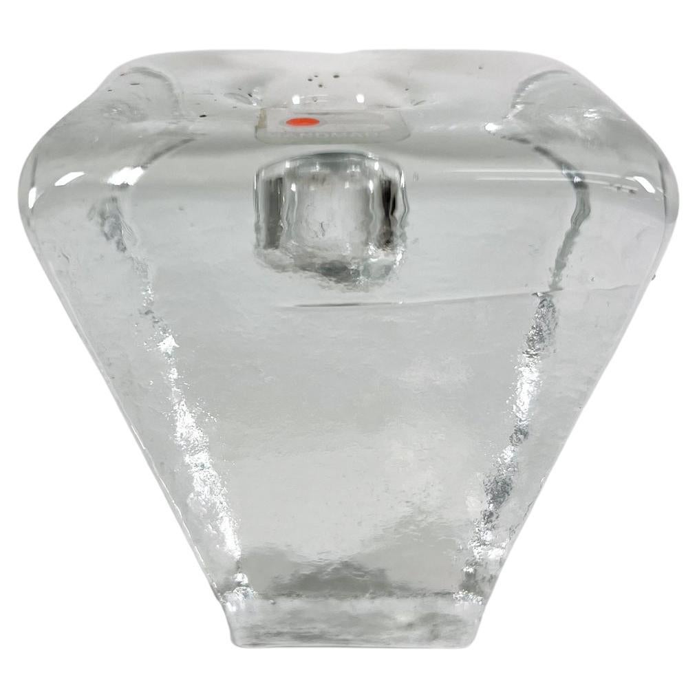Blenko Glass Ice Floe Candle Holders Set at 1stDibs blenko glass