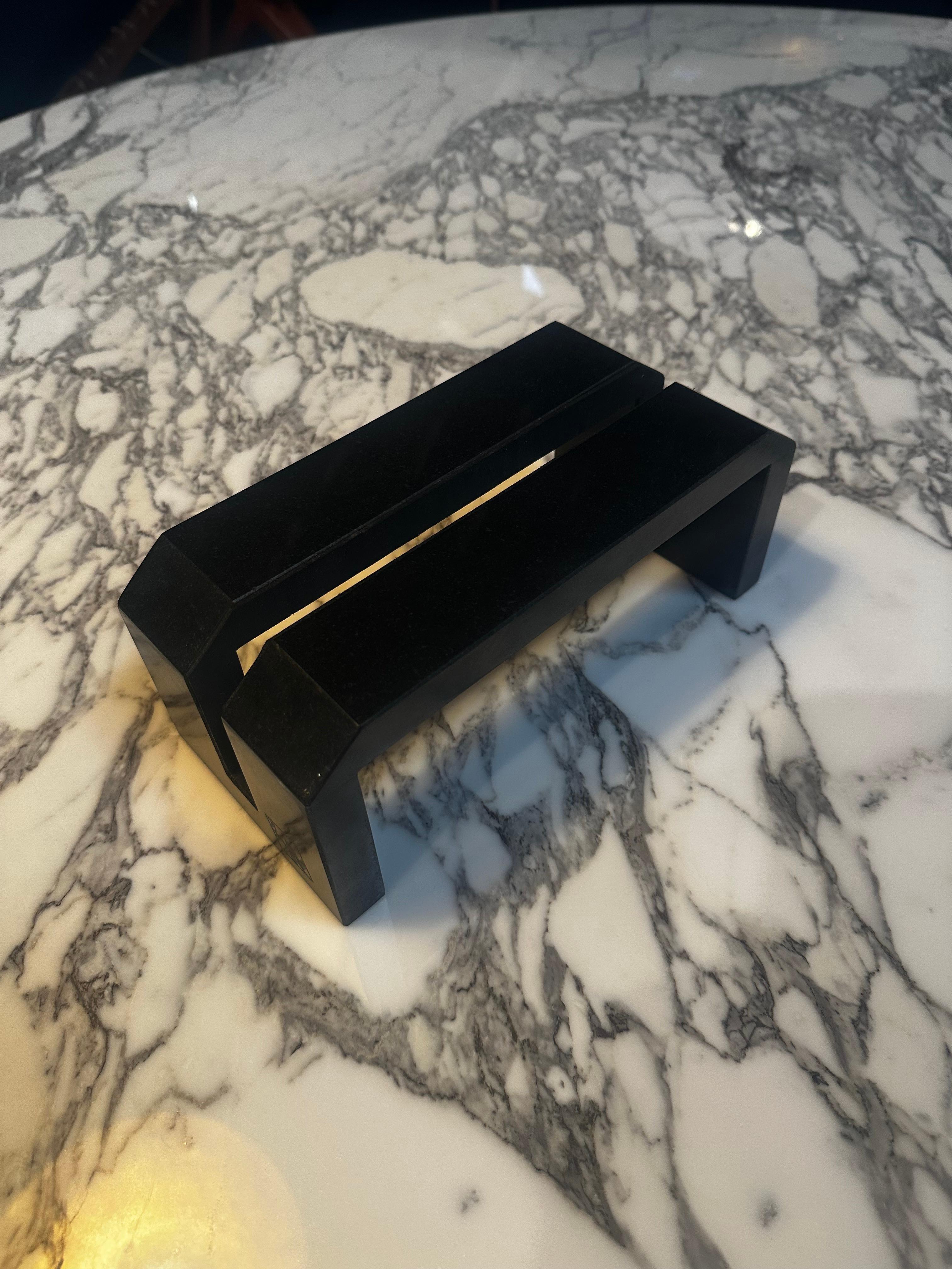 Contemporary Handmade Italia Lava Stone REGO Laptop Holder 2023 For Sale