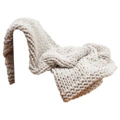 Handmade Italian Cashmere Throw in "Angel"