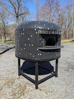 Auténtico Horno Italiano de Leña para Pizza con Cúpula de Ladrillo