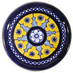 Handmade Jar, Ceramic and White Metal ‘Alpaca’, One of a Kind