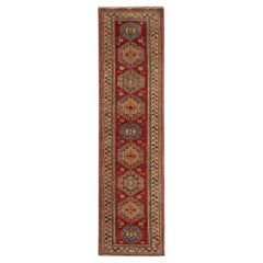 Tappeto orientale Kazak fatto a mano, tappeto per corridoi e scale dell
Asia centrale 300x68 cm
