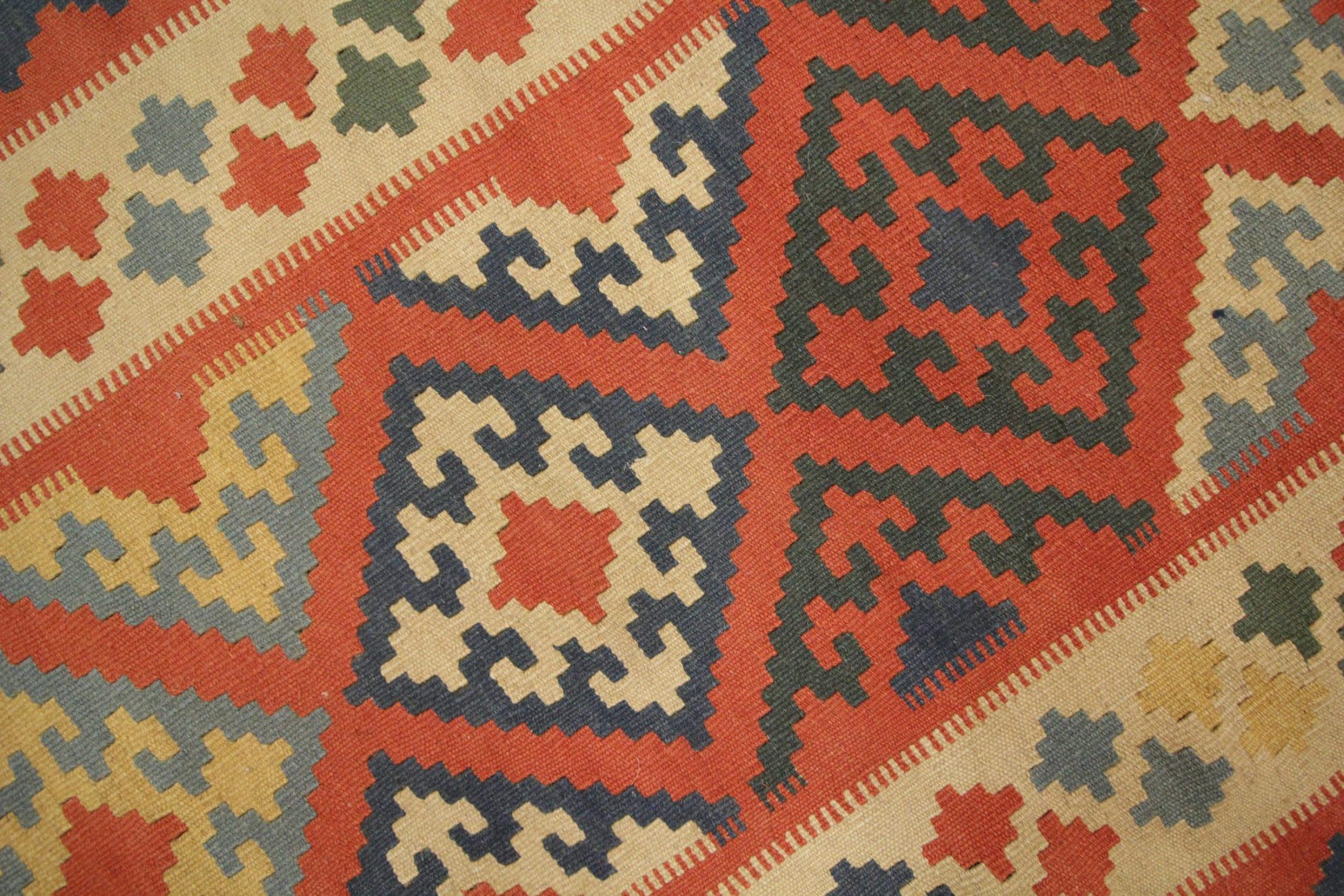 Handmade Kilim Wool Primitive Runner Rugs Tribal Stair Runner For Sale 2