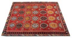 Handmade Kilims Carpet Oriental Rug Antique Rug Anatolian Turkish Kilim Rug