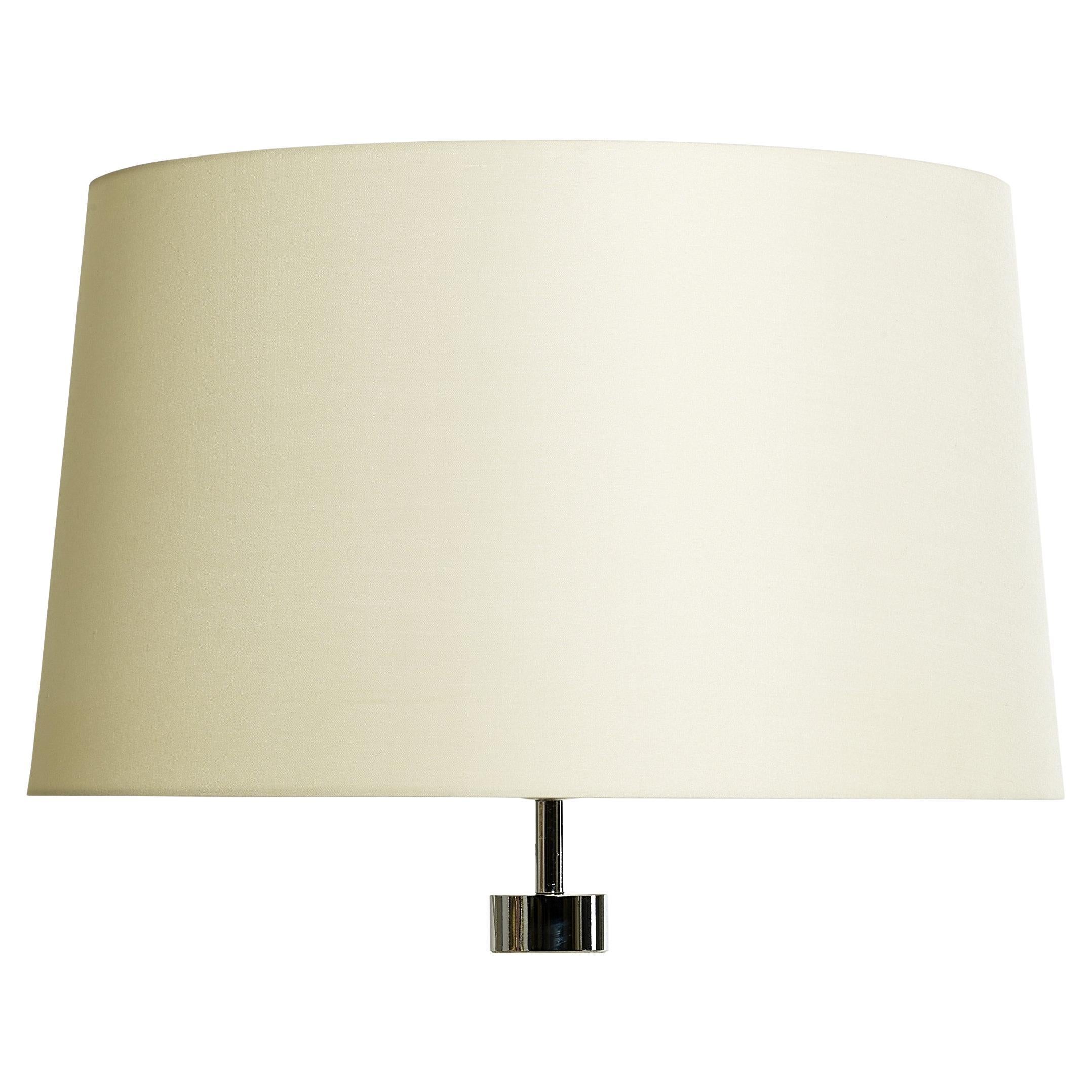 Handmade laminated 100% Silk Lampshade with Silver Lining