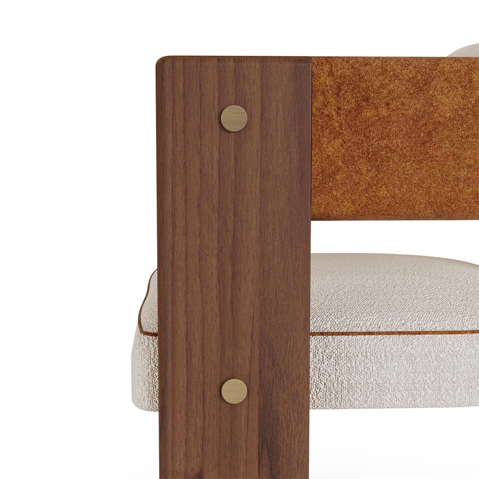 La sedia da pranzo Lana di Nolita Harbour è una raffinata espressione di moderna raffinatezza ed eleganza senza tempo. Meticolosamente realizzata, questa sedia presenta una silhouette elegante che combina armoniosamente tessuti di prima qualità con