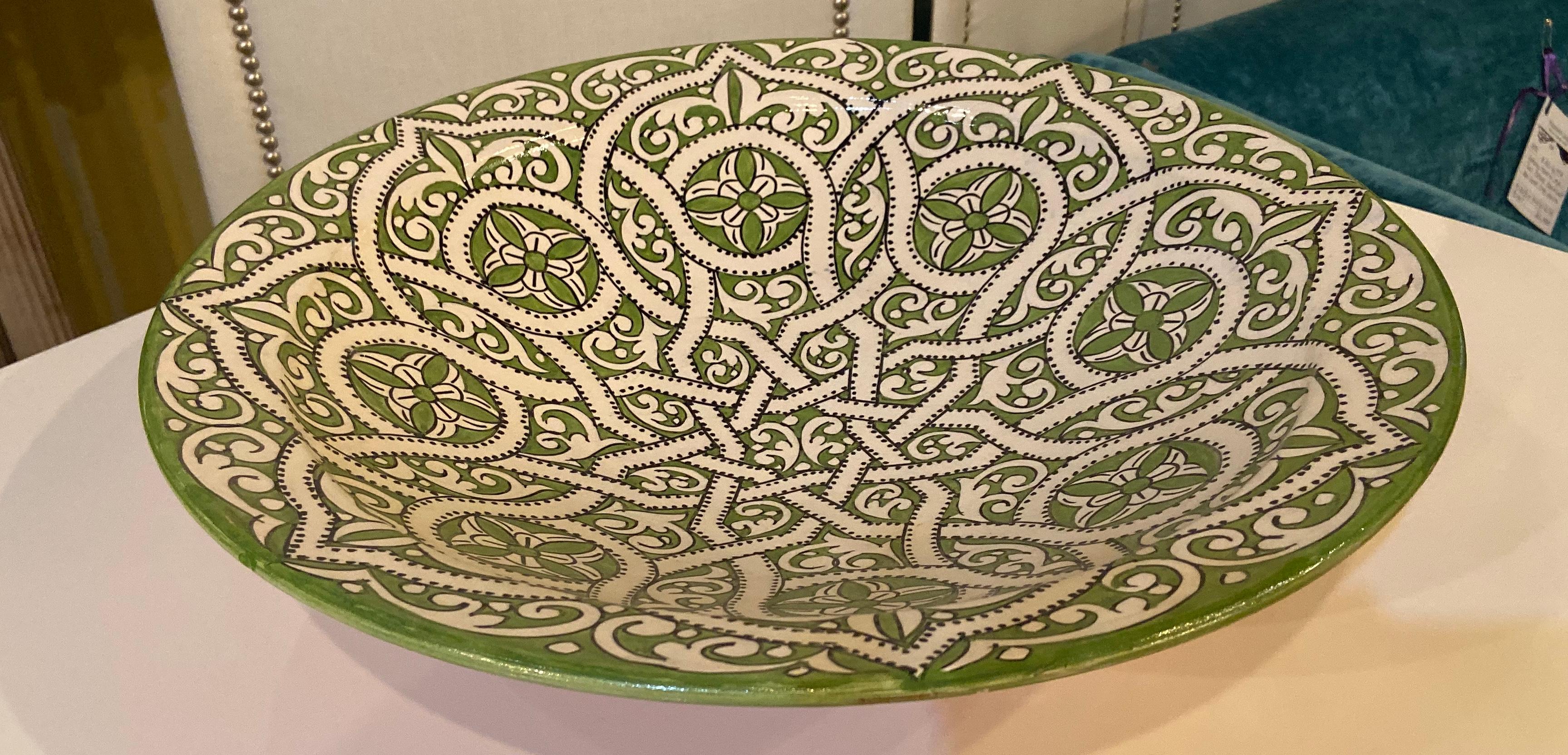 Handmade Large Colorful Ceramic Serving Decorative, Center Table Plates 3