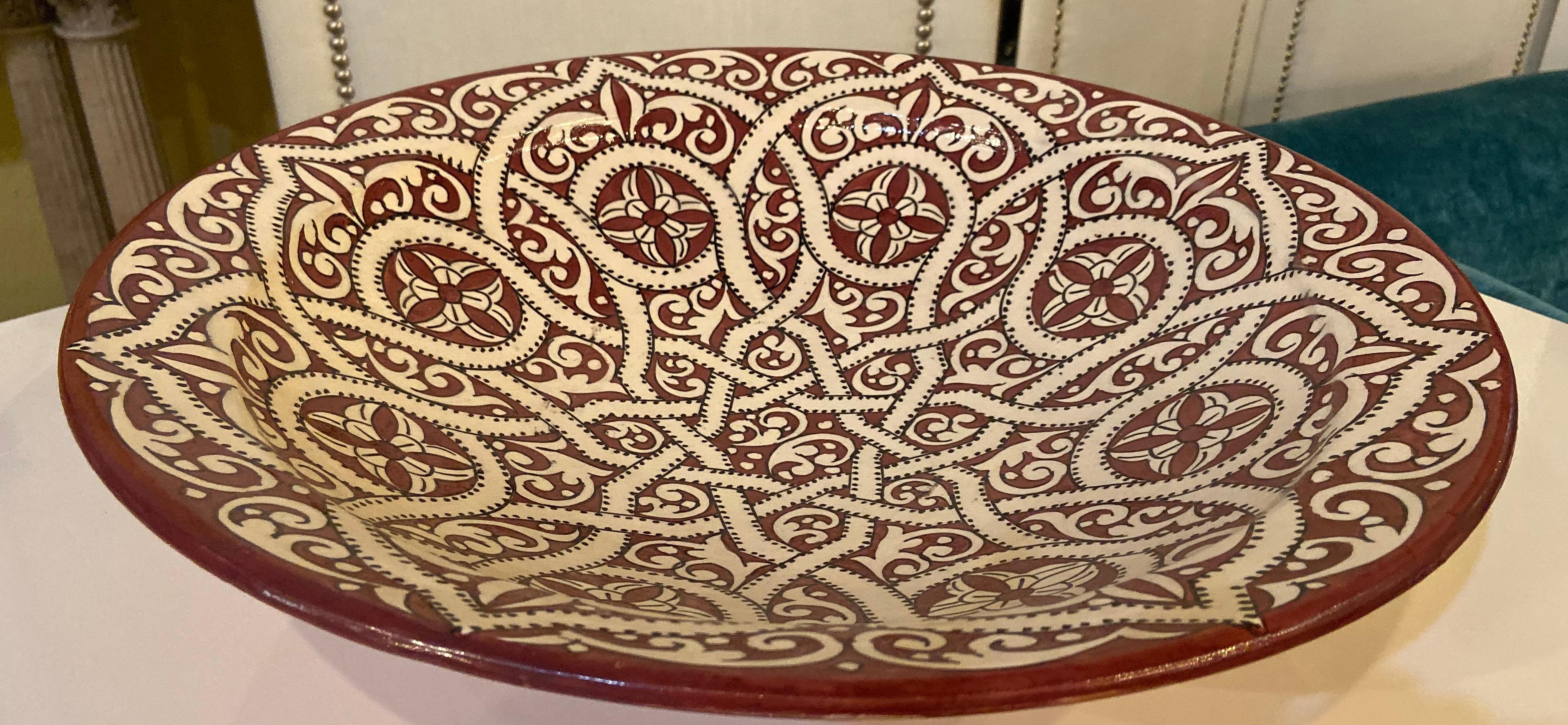 Handmade Large Colorful Ceramic Serving Decorative, Center Table Plates 4