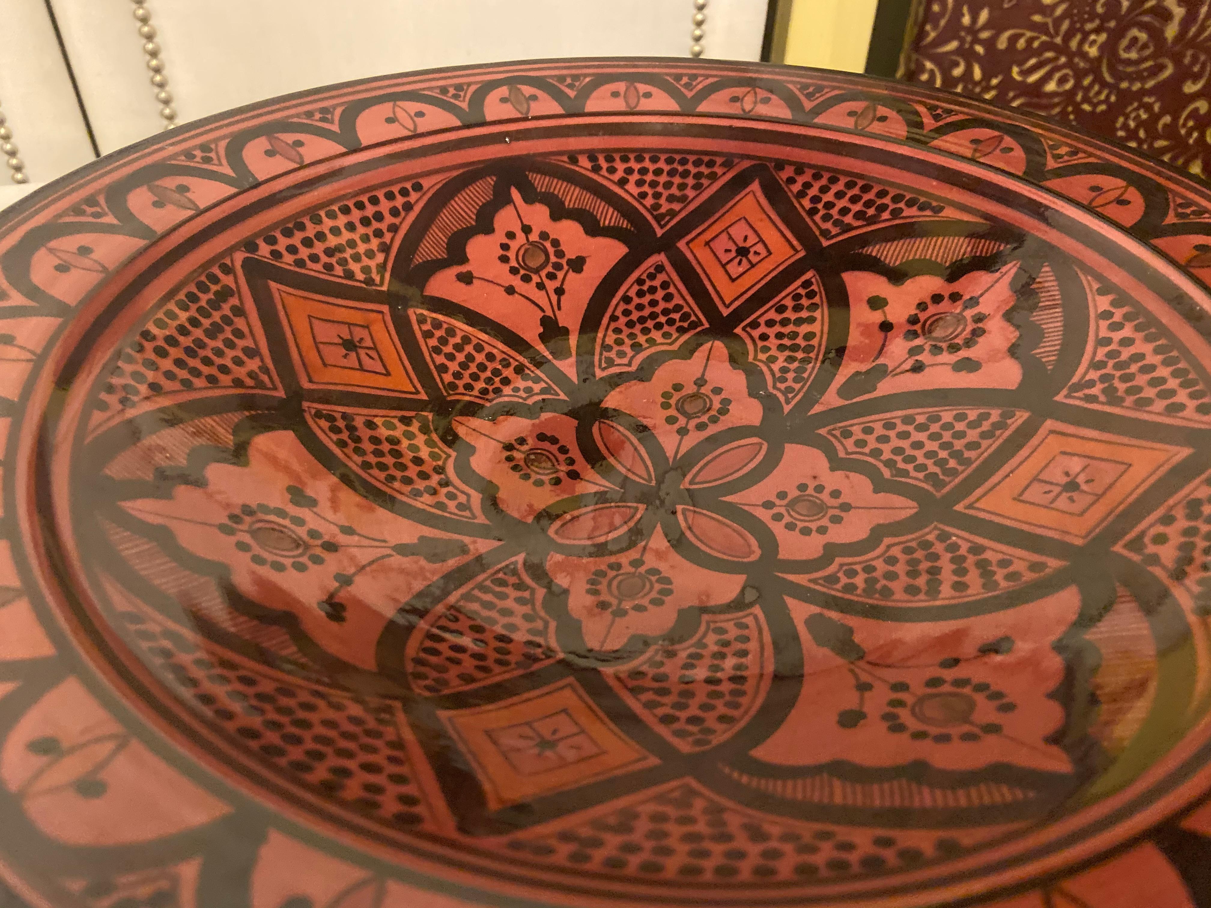 Handmade Large Colorful Ceramic Serving Decorative, Center Table Plates 5