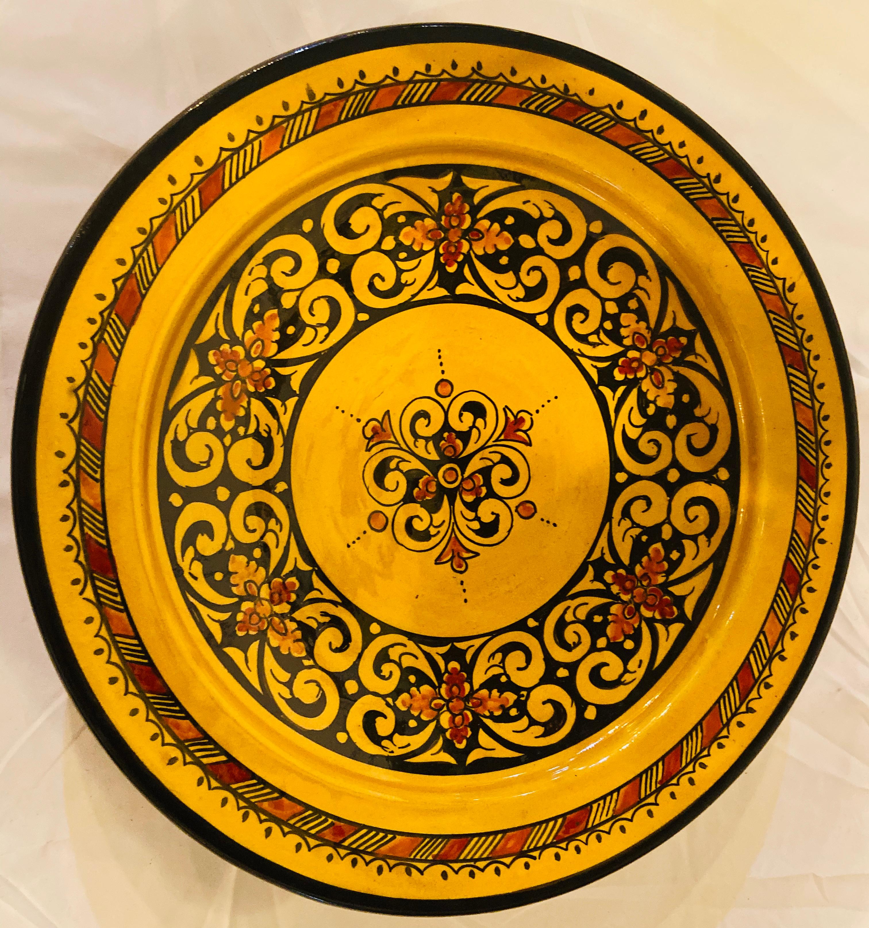 Handmade Large Colorful Ceramic Serving Decorative, Center Table Plates 6