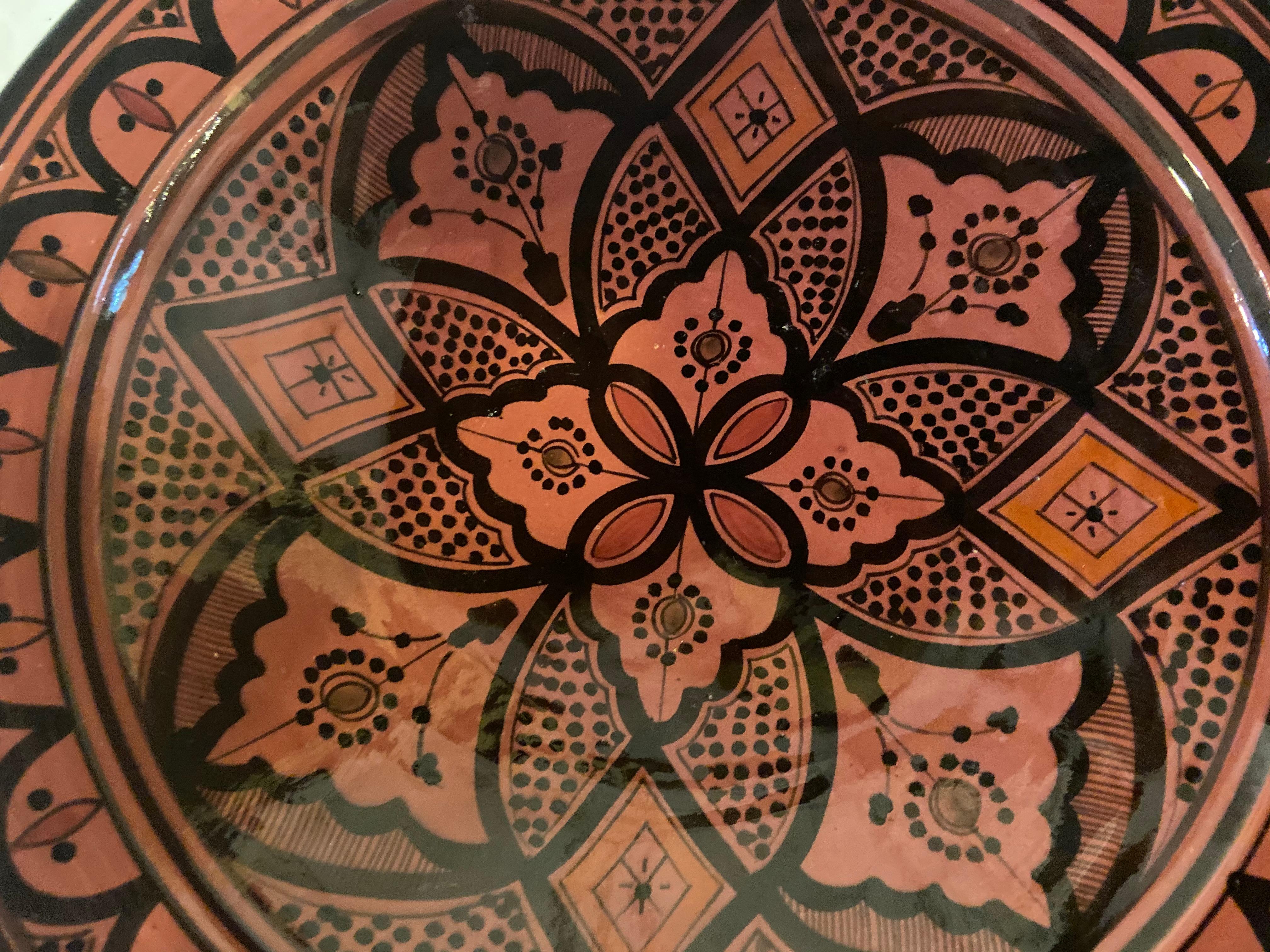 Handmade Large Colorful Ceramic Serving Decorative, Center Table Plates 1