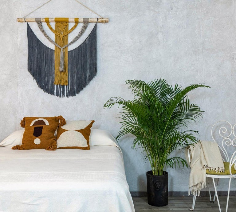 Curated visual reference: Handmade Large Energy Macrame Wall Hanging For Sale At 1Stdibs Photo Inspiration