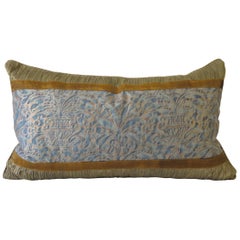 Handmade Large Mary Jane McCarty Fortuny Lumbar Pillow