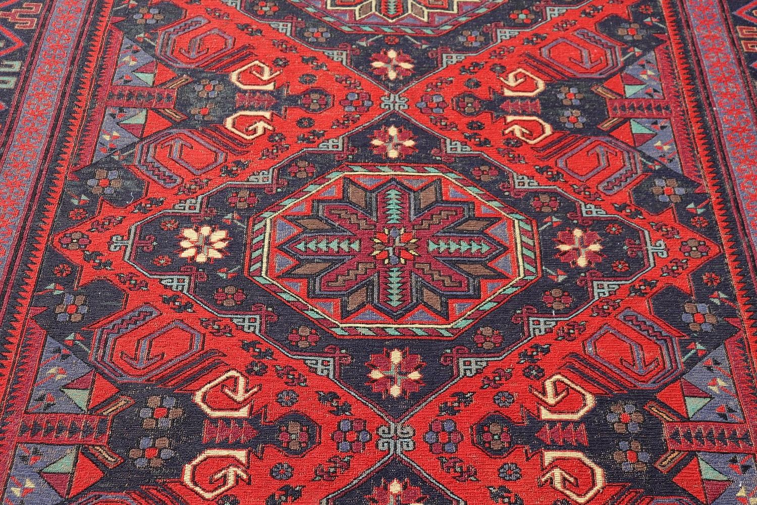 Hand-Knotted Handmade Large Persian Shiraz Rug, 1930s For Sale