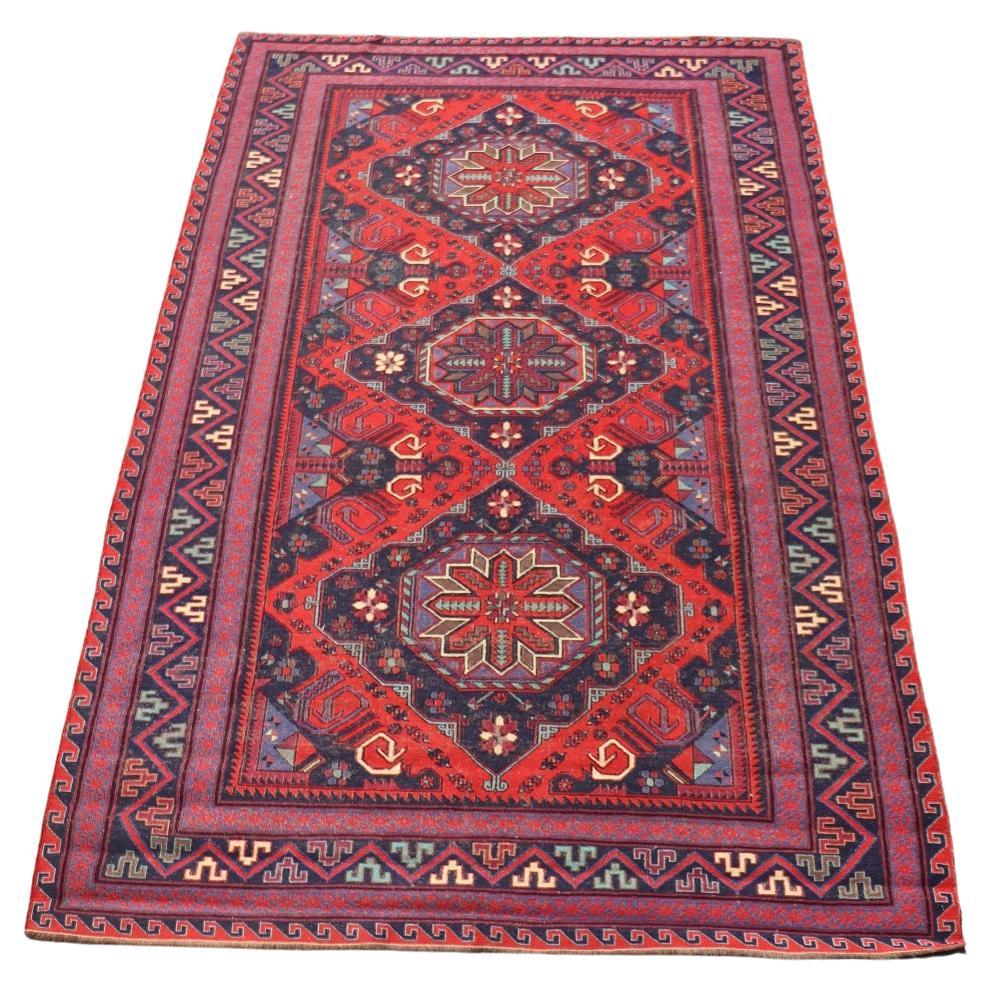 Handmade Large Persian Shiraz Rug, 1930s For Sale