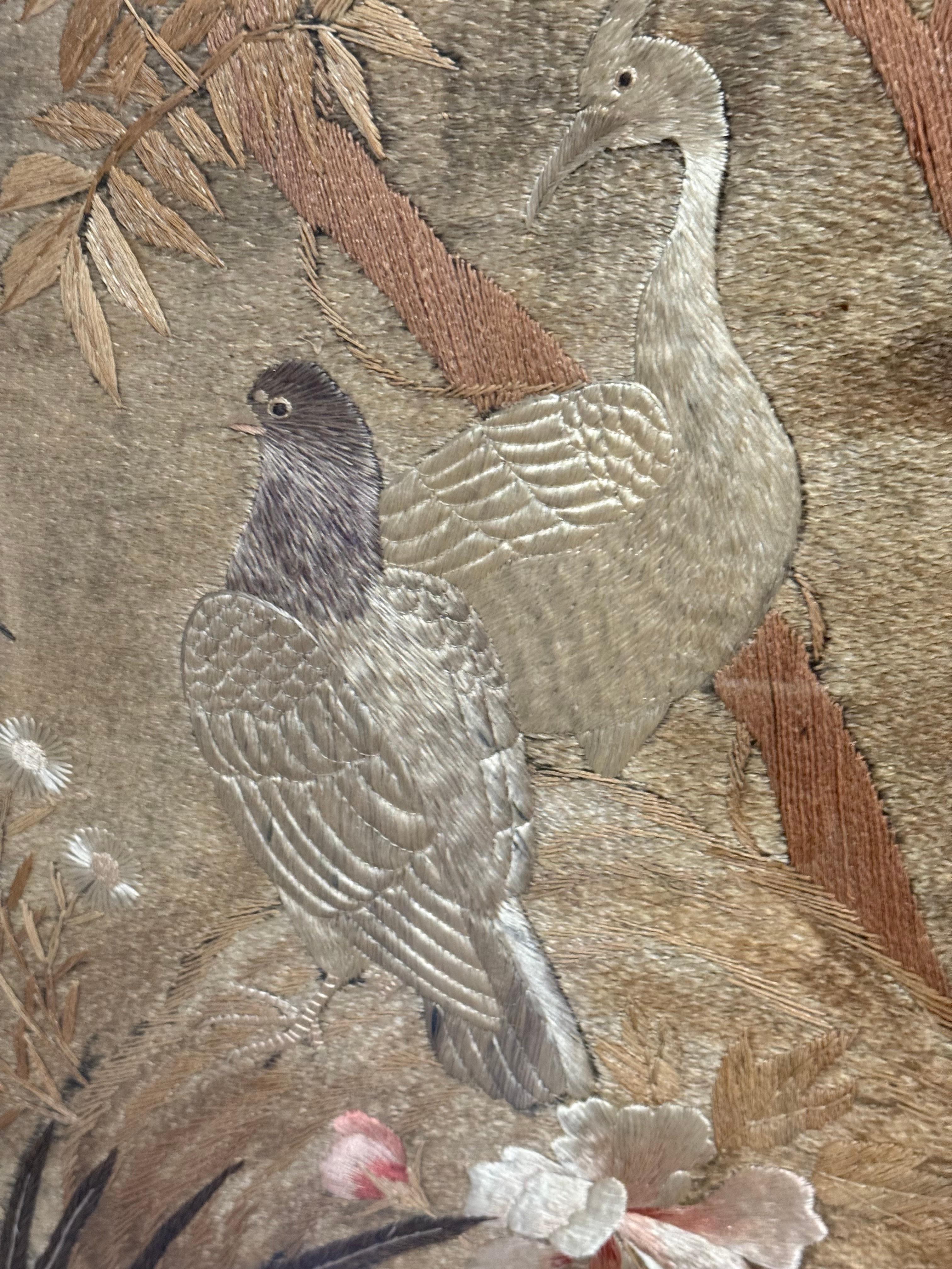 Step into the world of exquisite craftsmanship with this Handmade Late 19th Century Japanese Woven Tapestry, a rare and remarkable piece that reflects the elegance and artistry of an era gone by. Expertly crafted by skilled artisans, this tapestry