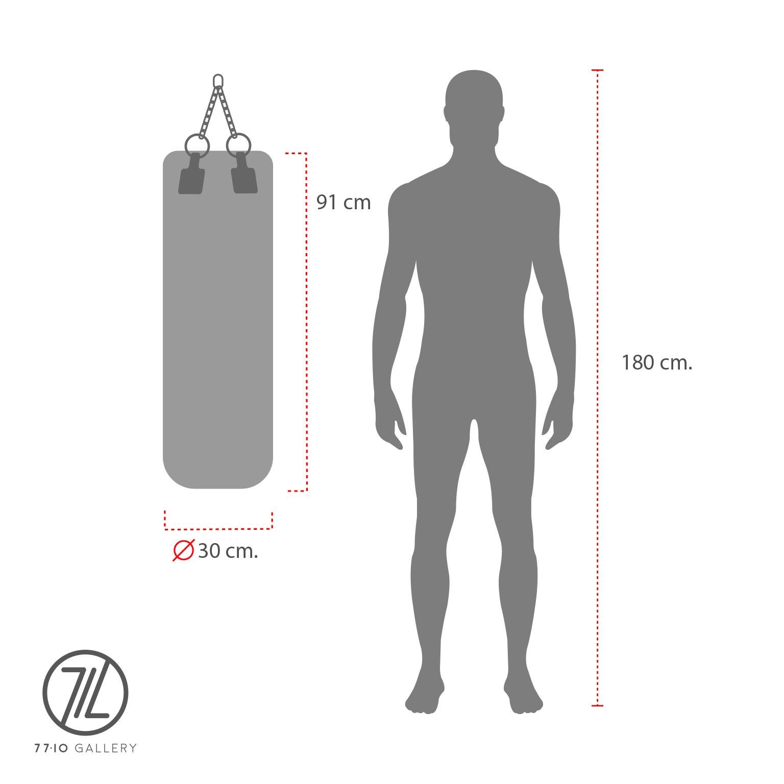 Contemporary Handmade Leather Gym Punching Boxing Heavy Bag For Sale