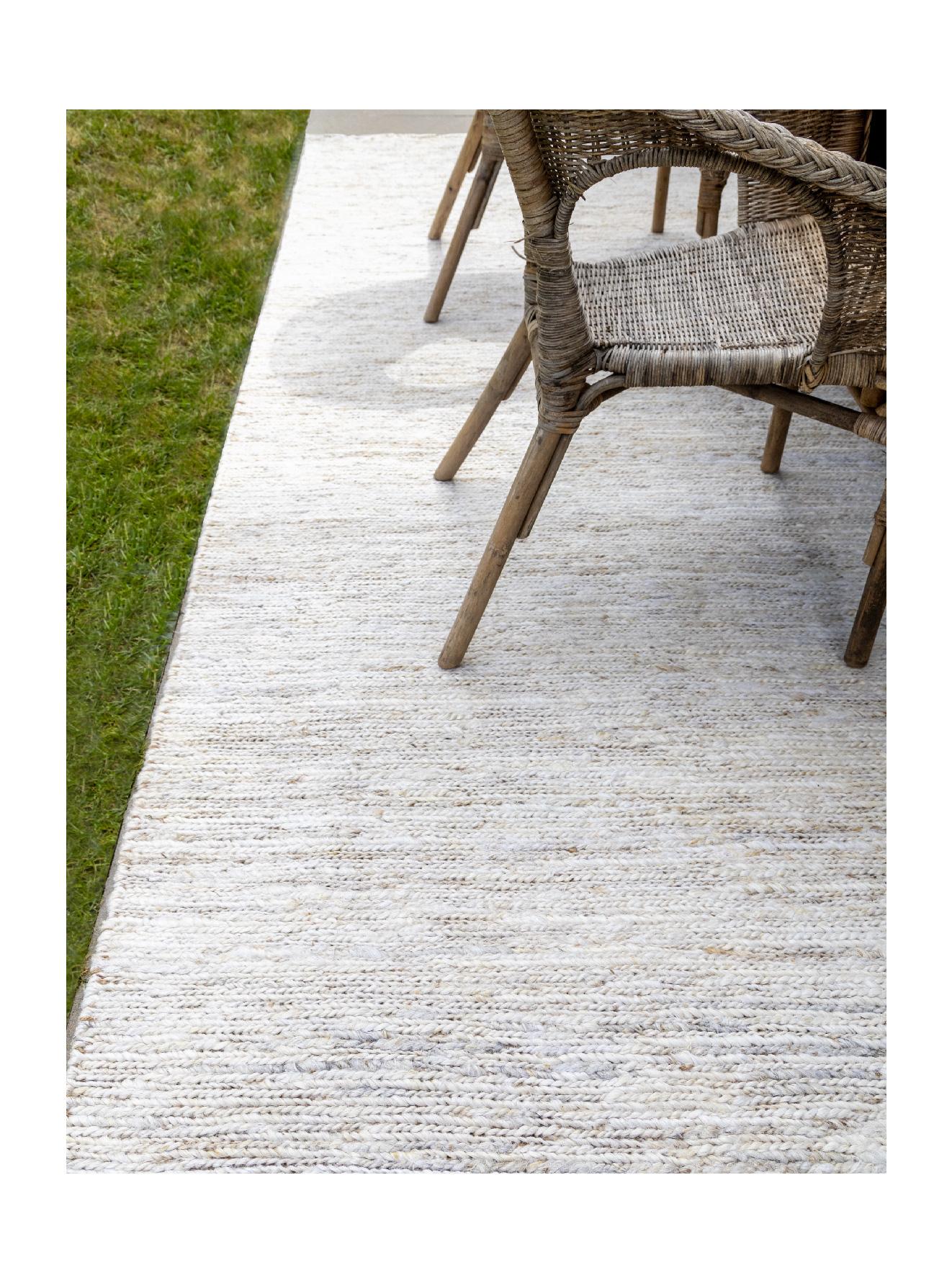 Espagnol Tapis de luxe fait à la main Desierto Design Area, jute naturelle, 300 x 400 cm en vente