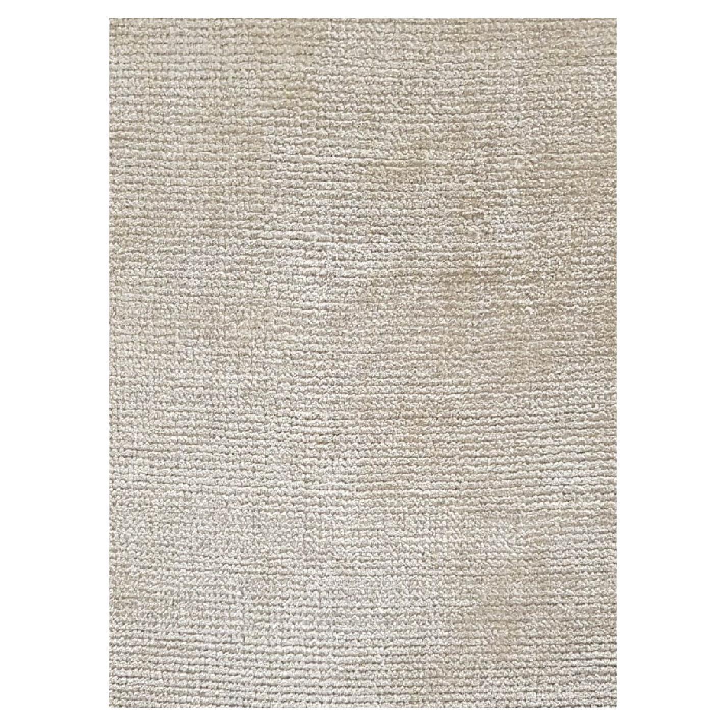 Handgefertigter Teppich im luxuriösen Adlerdesign, NZ, Wolle und Viskose, 180 x 270 cm im Angebot