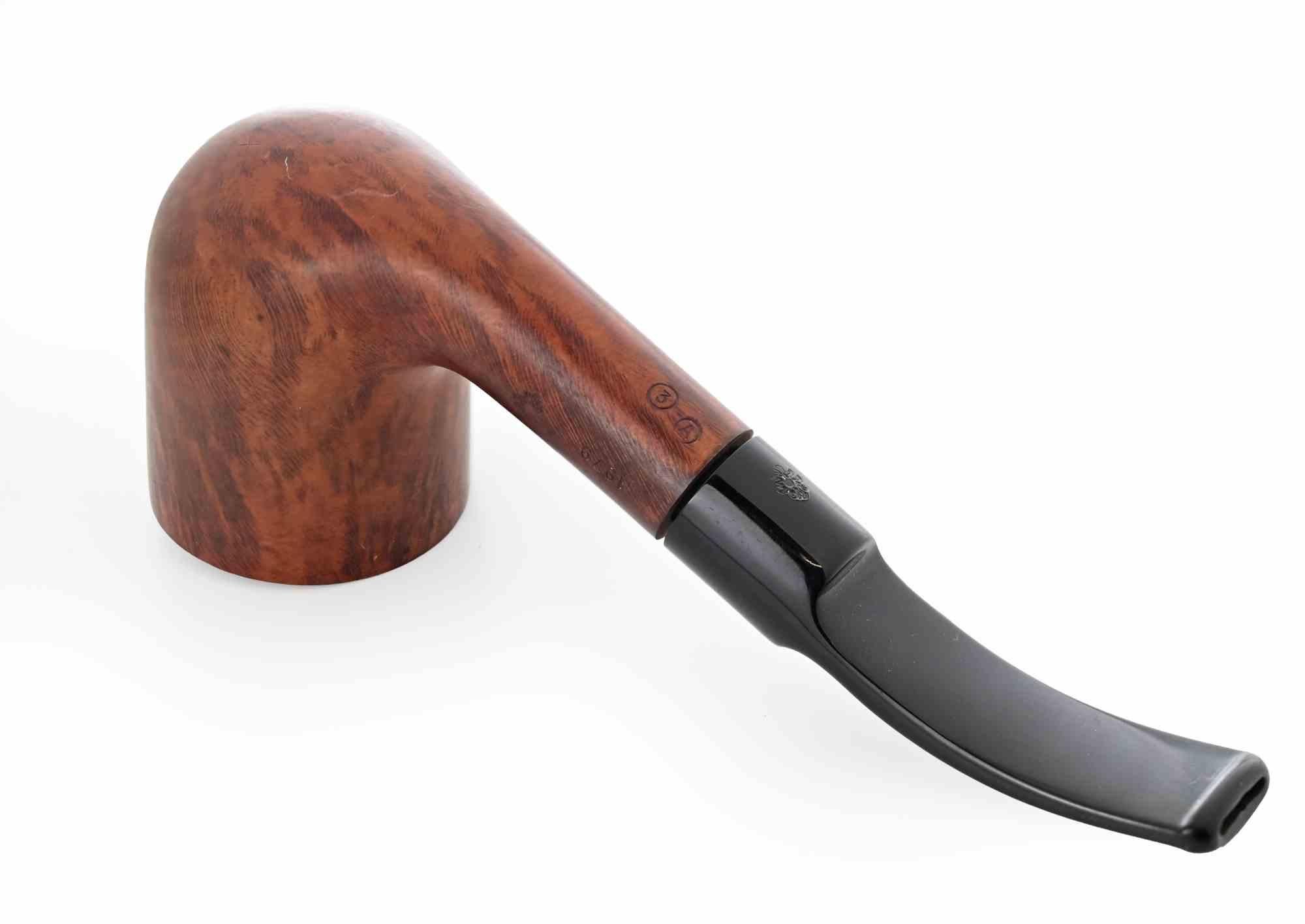 Européen Pipe à fumer Maestro De Paja Bent Billiard, fabriquée à la main, années 1970 en vente