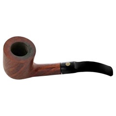 Pipe à fumer Maestro De Paja Bent Billiard, fabriquée à la main, années 1970