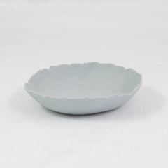 Handmade Salad Plate Matte Grey Porcelain