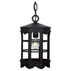 Handmade Mediterranean Spanish Style Pendant Exterior Outdoor Light Fixture