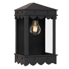 Handmade Mediterranean Spanish Style Scallop Detail Exterior Outdoor Wall Light