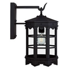 Mediterranean, Spanish Style Handmade Exterior Lantern Wall Mount Light Fixture