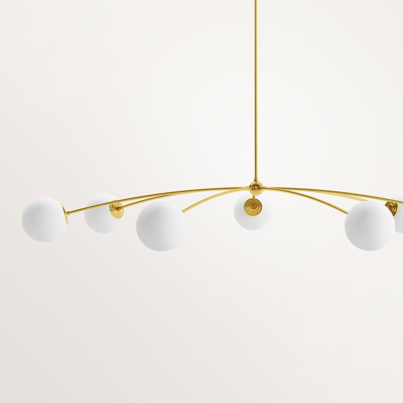 Modern Handmade Medium Eole III Chandelier by Gobo Lights