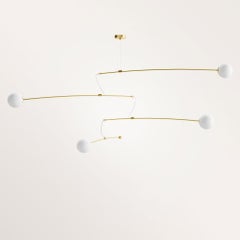 Handmade Medium Notos Chandelier by Gobo Lights