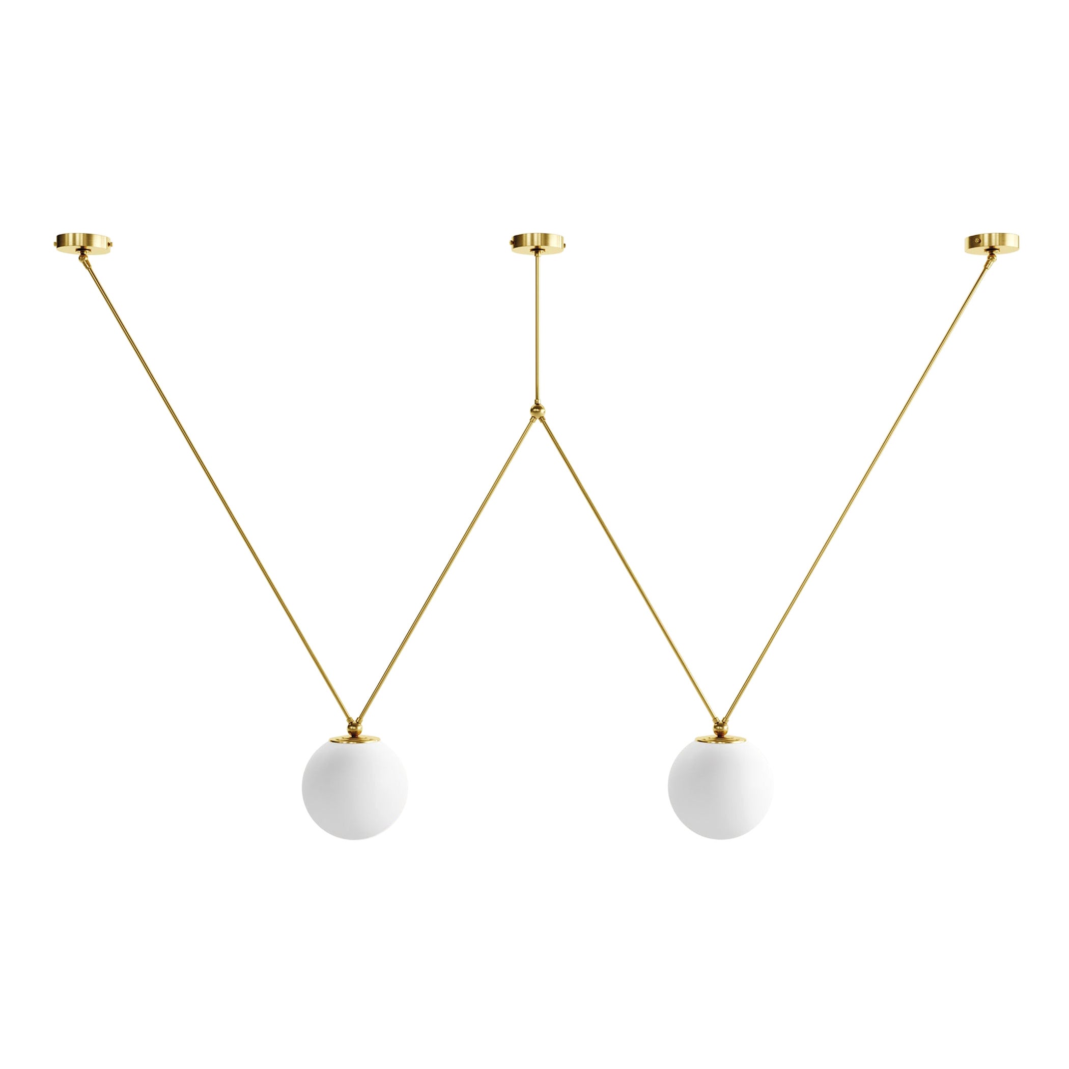 Handgefertigter Venus II-Kronleuchter von Gobo Lights im Angebot