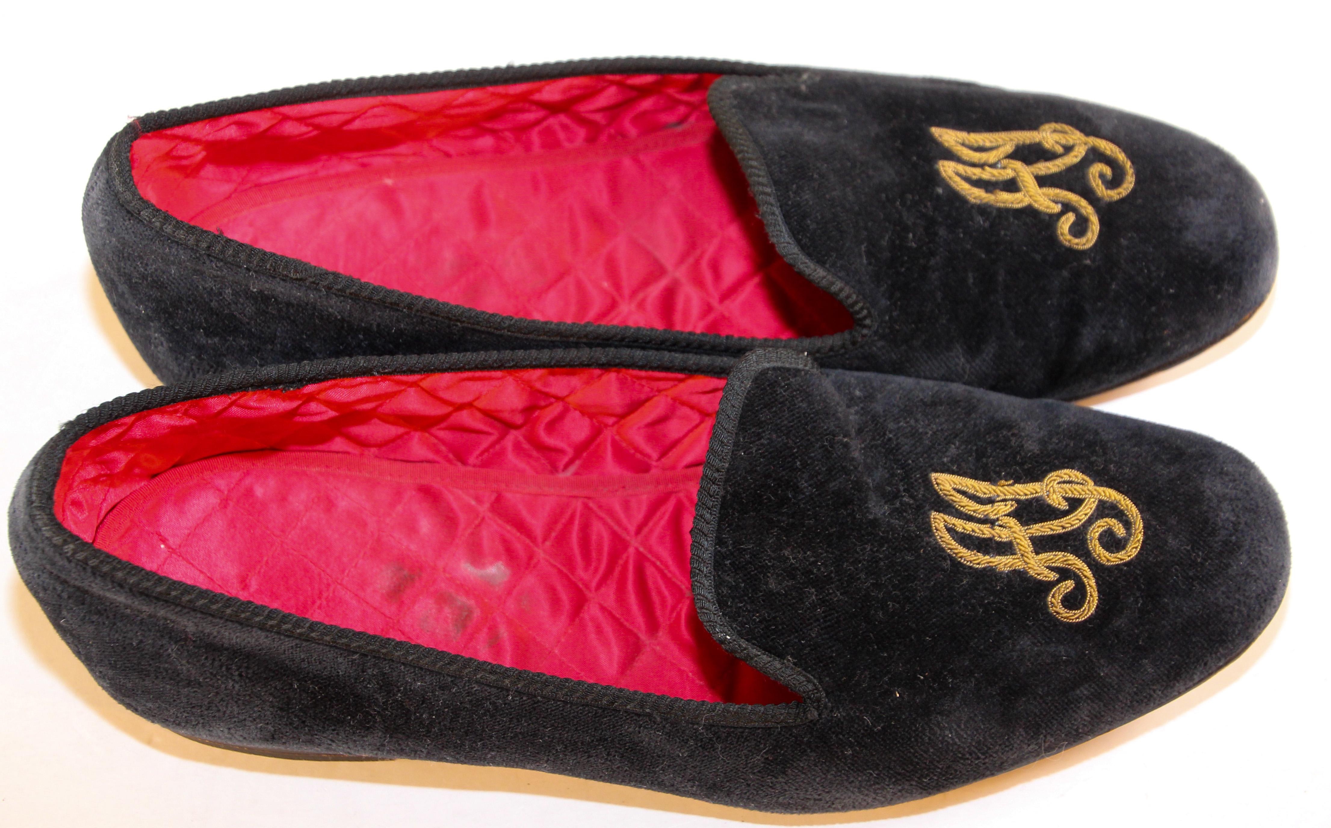 mens embroidered loafers