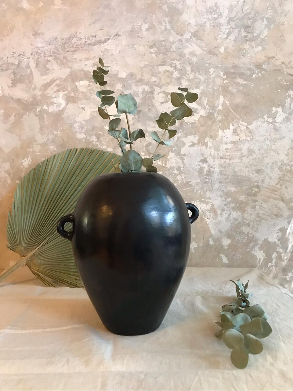 oaxaca black clay pottery
