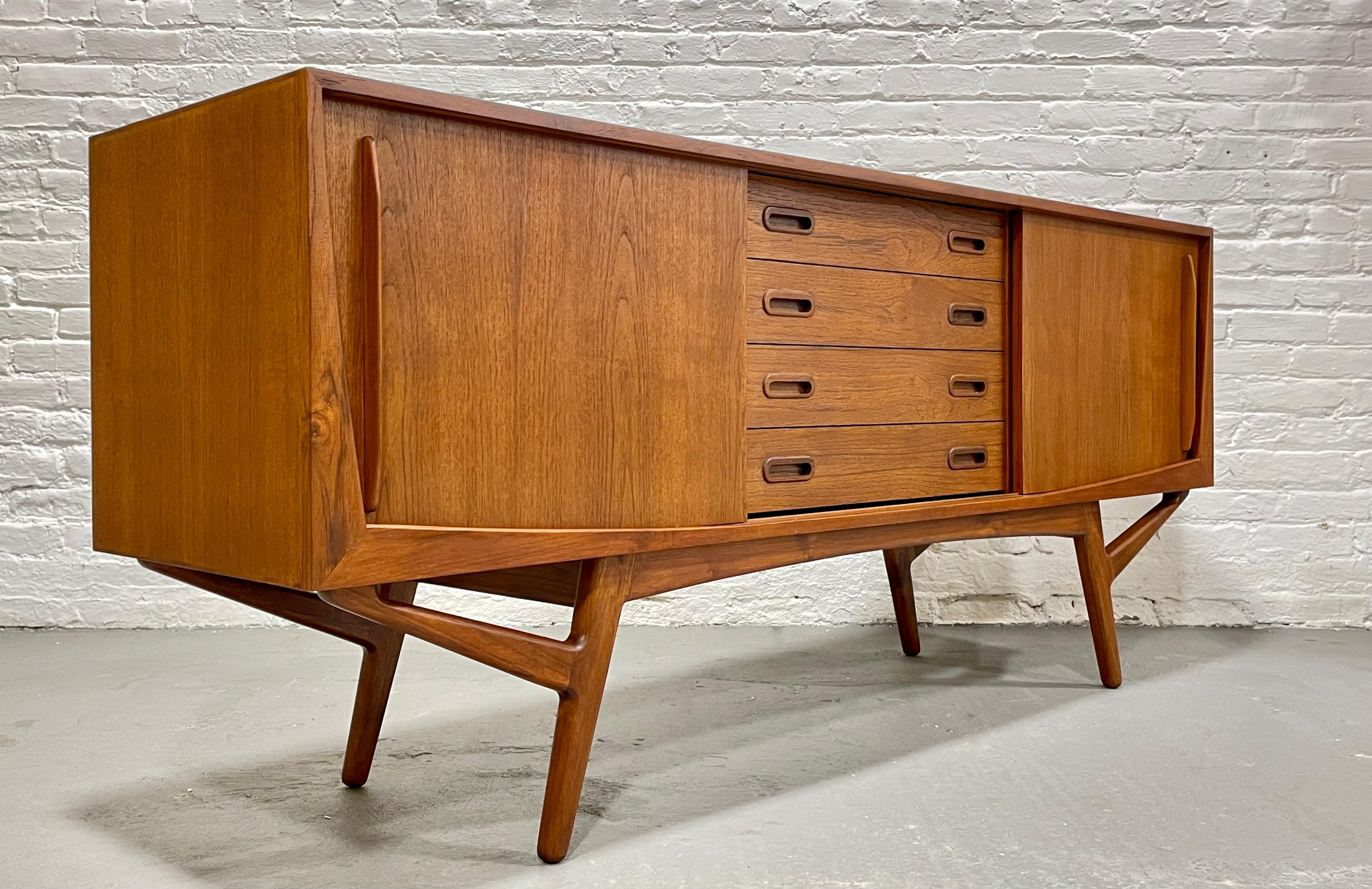 Handmade Mid-Century Modern styled Teak Credenza / Sideboard For Sale 6