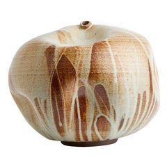 Handmade Midcentury Ceramic Vase / Interior Sculpture / Wabi Sabi Vessel
