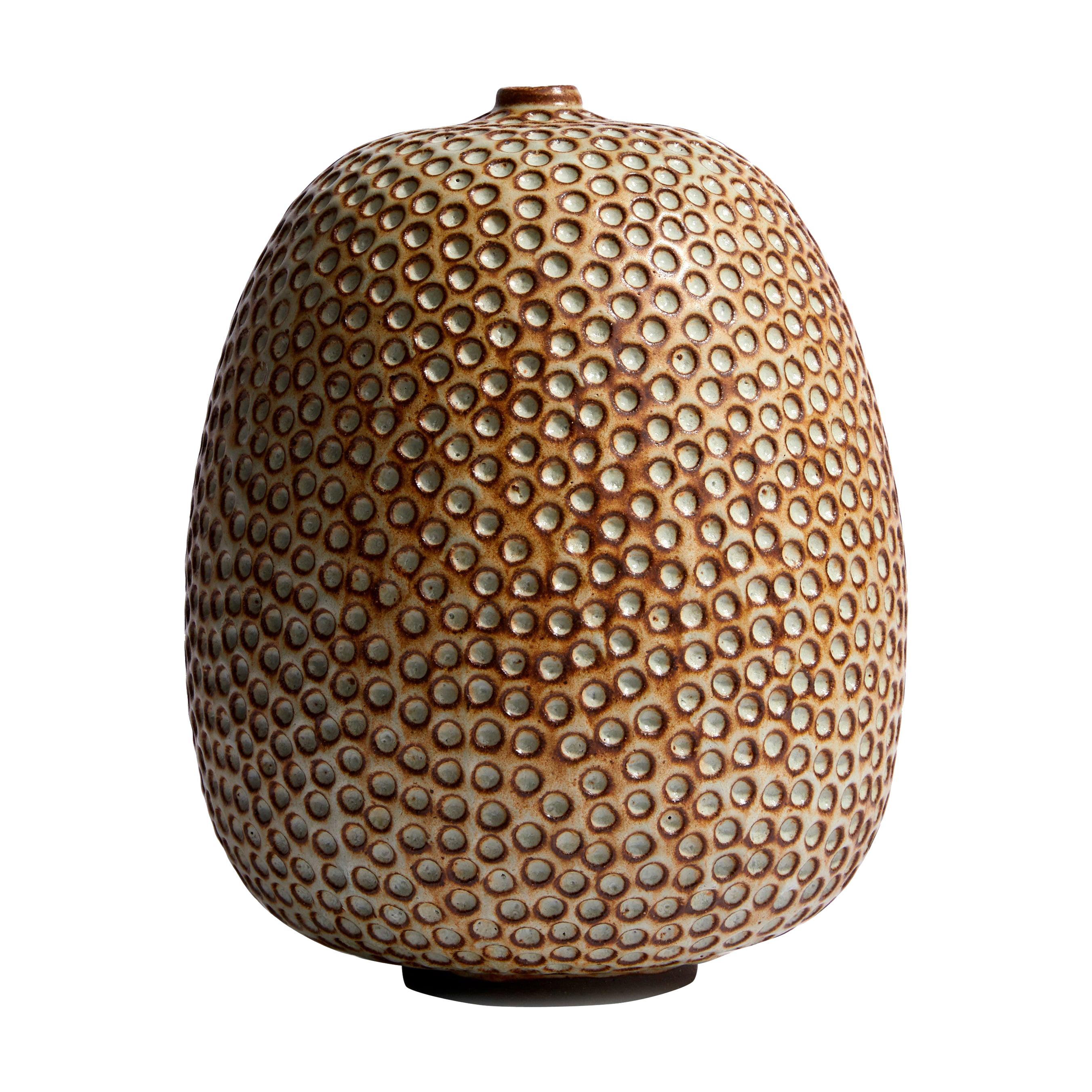 Handmade Midcentury Style Ceramic Vase / Interior Sculpture / Wabi Sabi Vessel