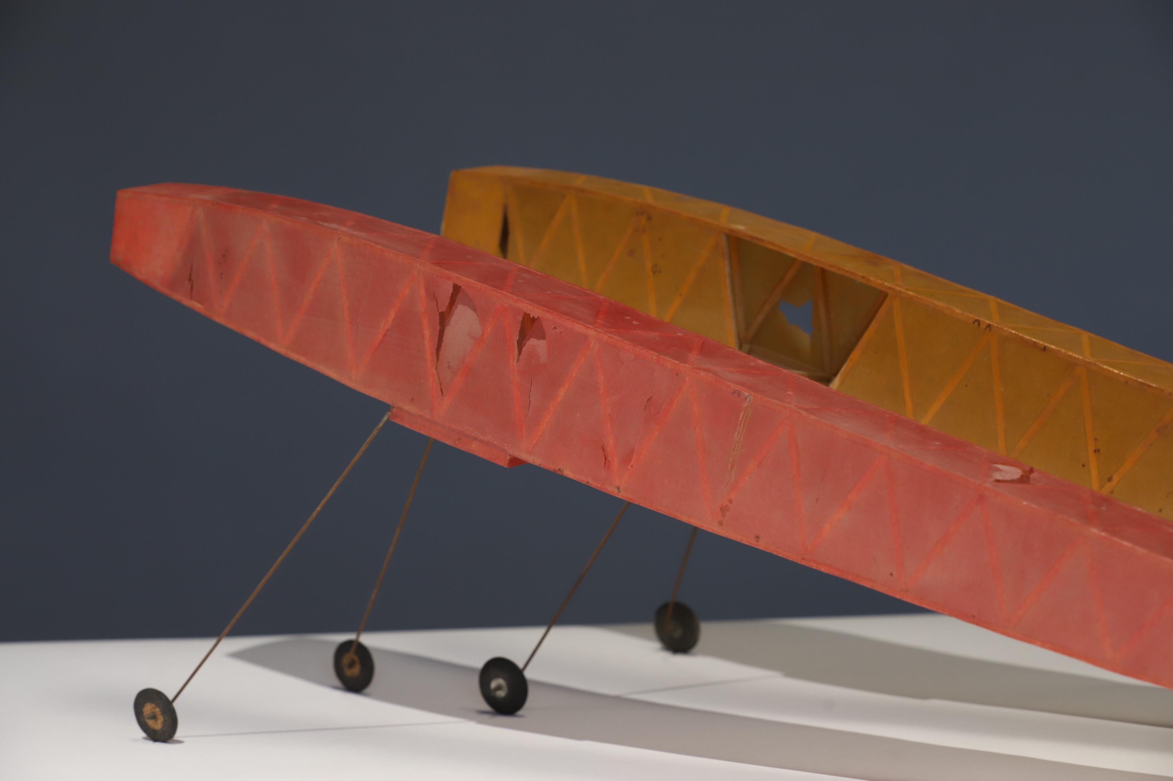 Mid-20th Century Handmade Model Airplanes