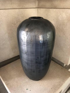 Handmade Modern, Custom Glazed Ceramic Vase #10, Vessel, Decorative Object
