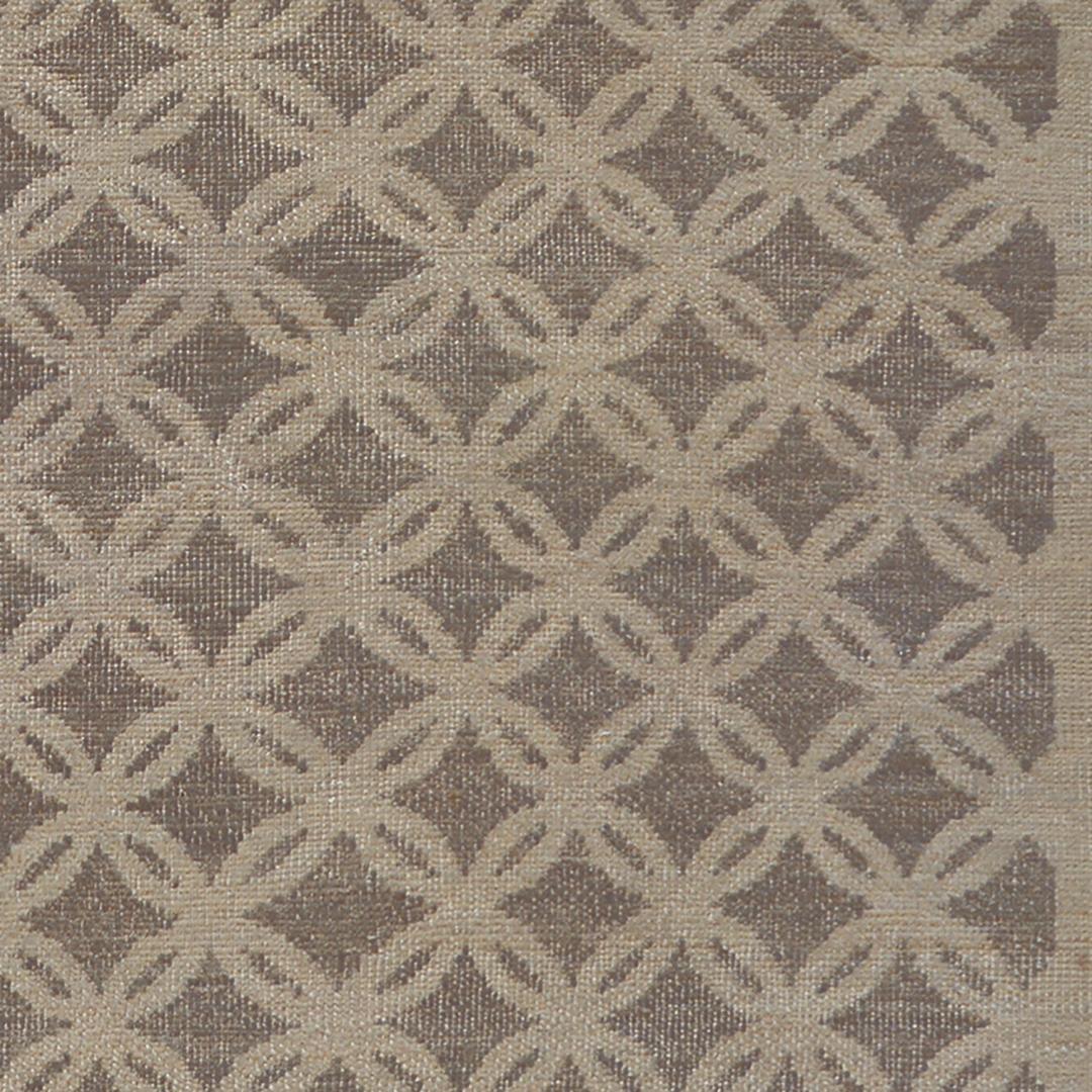 Genuine quality handwoven modern rug from Kashmir. This unique rug with an amazing texture brings modern sophistication to your home. It is made of fine natural wool.