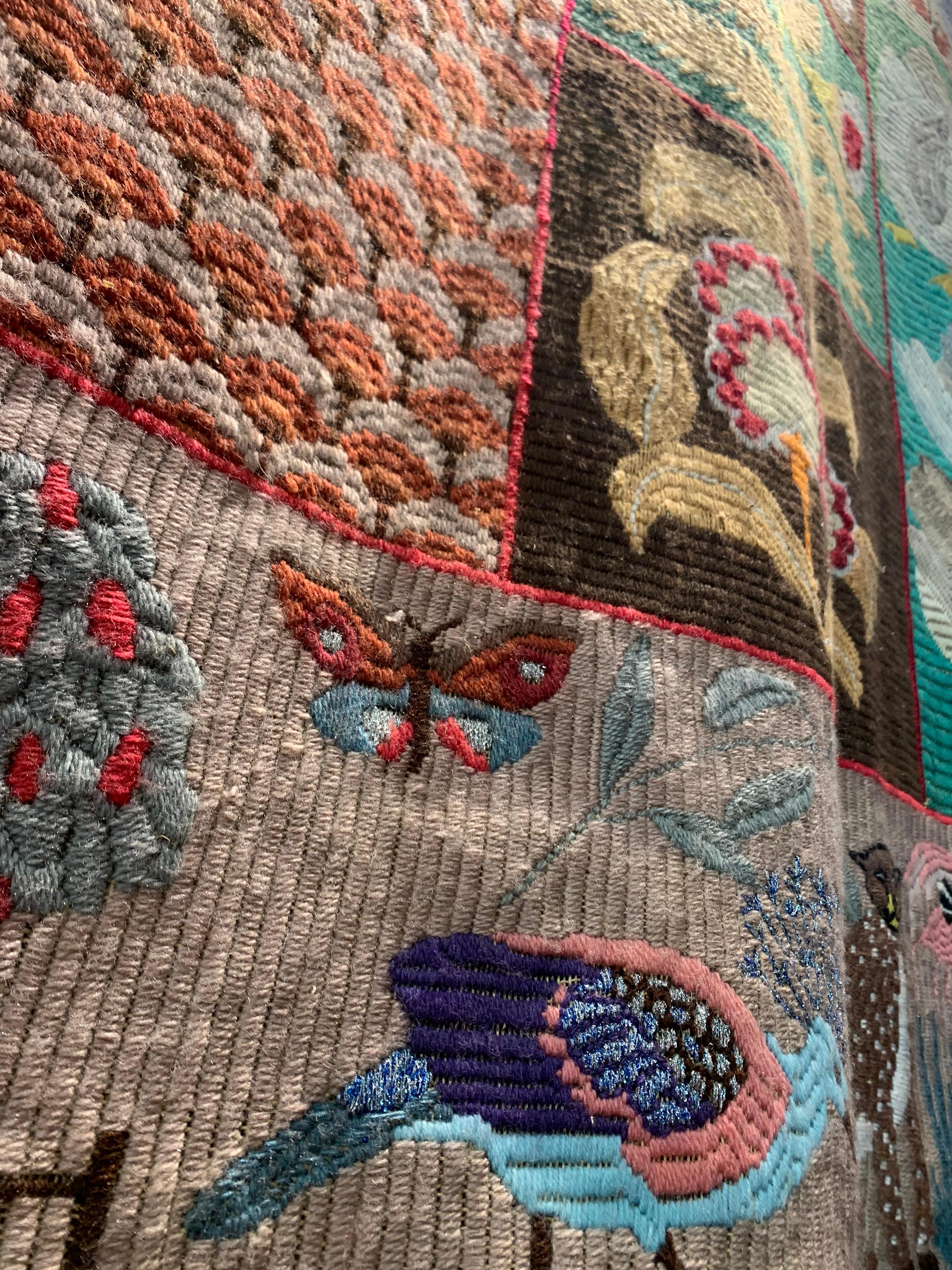Hand-Woven Handmade Modern Tapestry For Sale