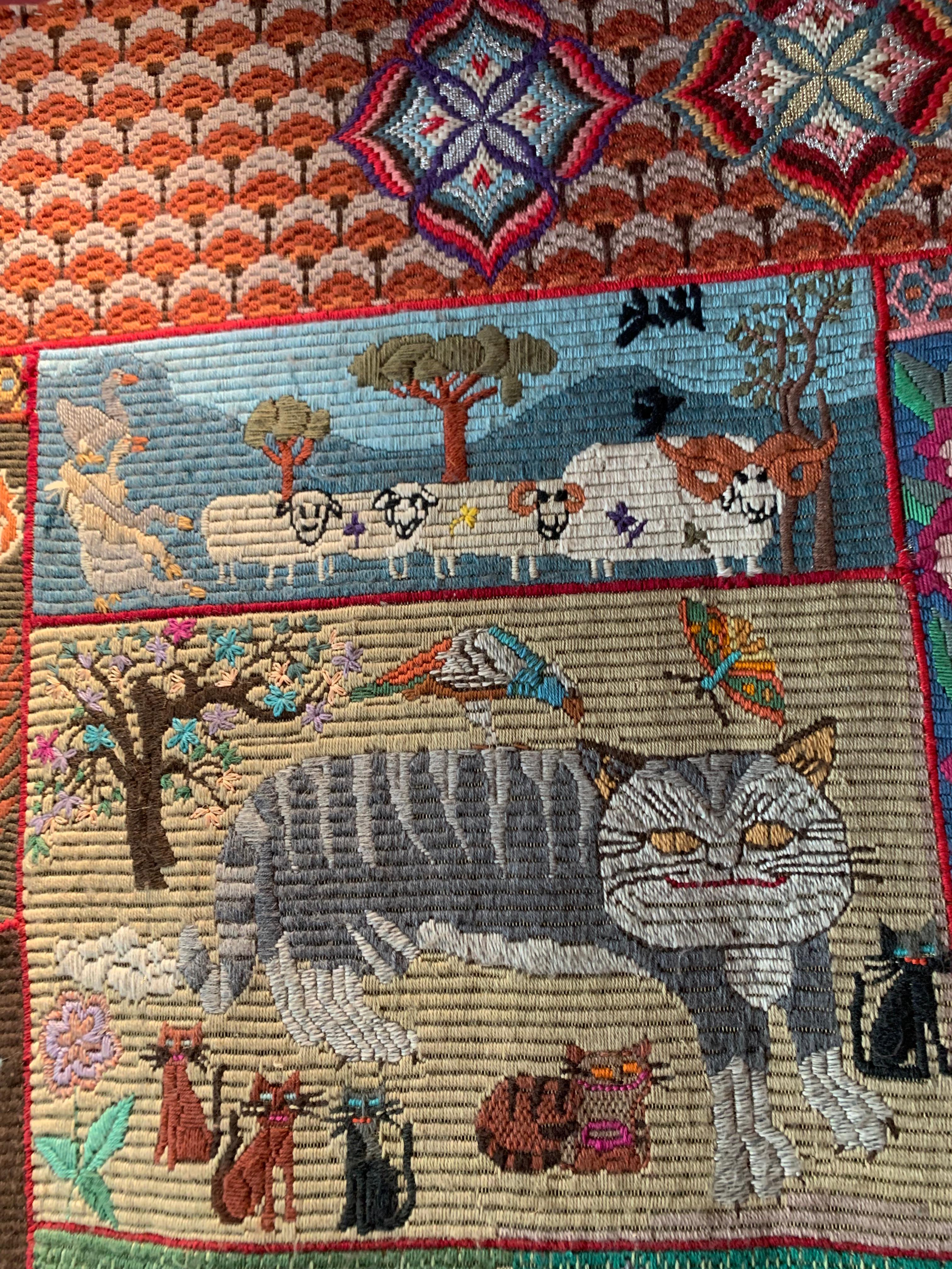 Handmade Modern Tapestry In Good Condition For Sale In Beirut, LB