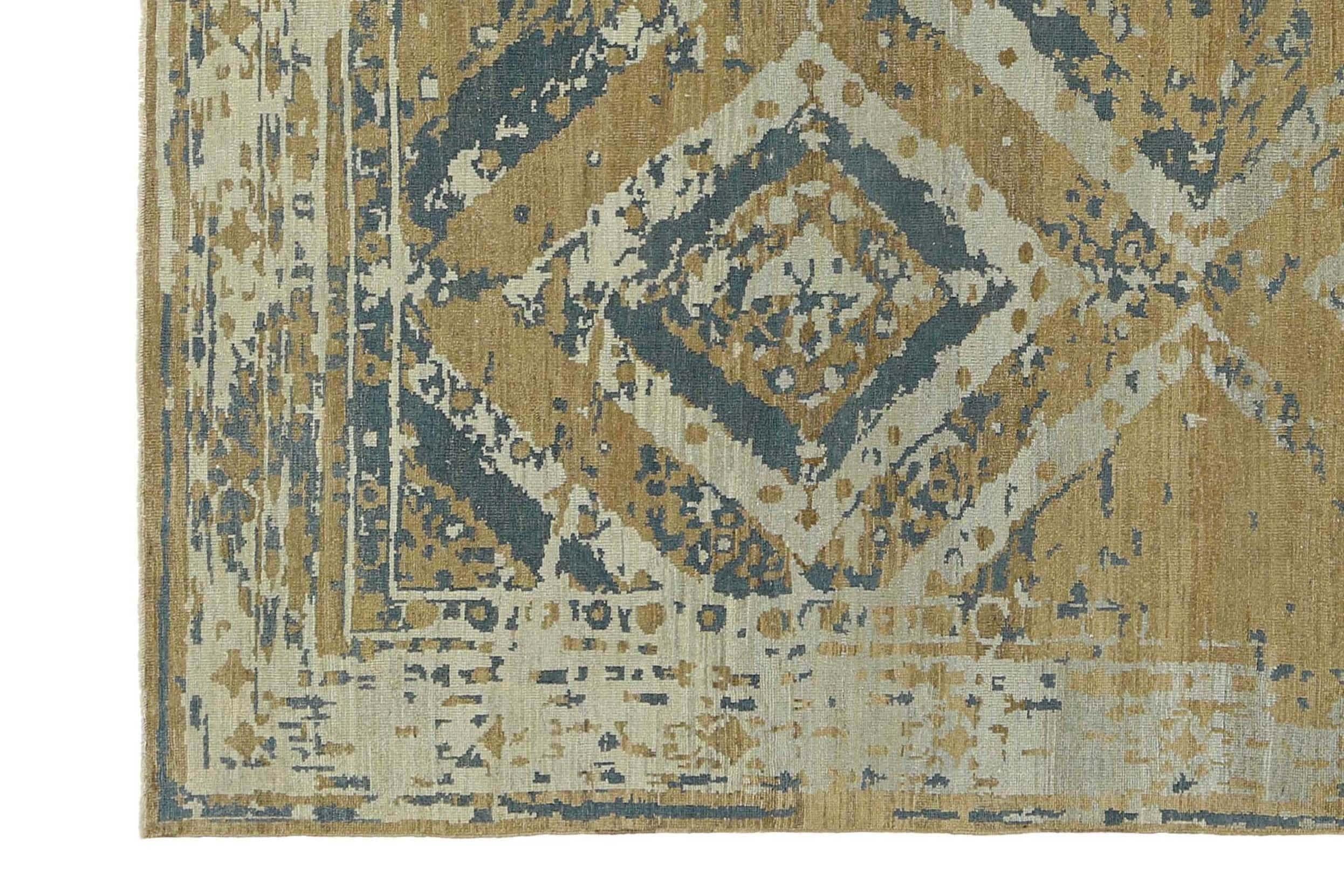 Afganistán Sultanabad Rugs Circa 1990 - Algodón Gris Marfil Amarillo - 95556 en venta 6