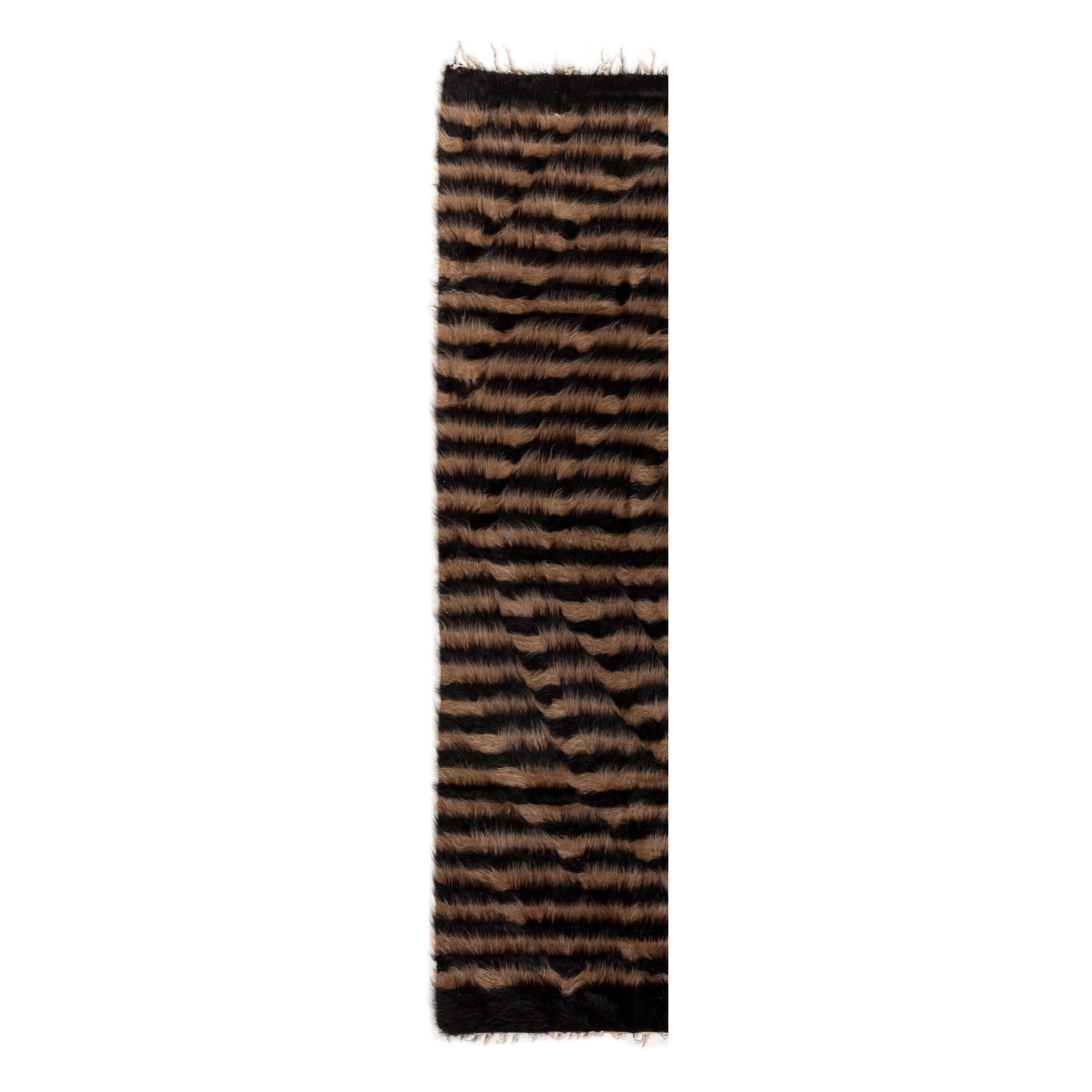 Handmade Mohair Rug, Very Soft, Ideal as Table & Floor Cover, Sofa Throw