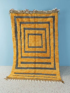 handmade moroccan Beni Ourain berber rug 100% wool