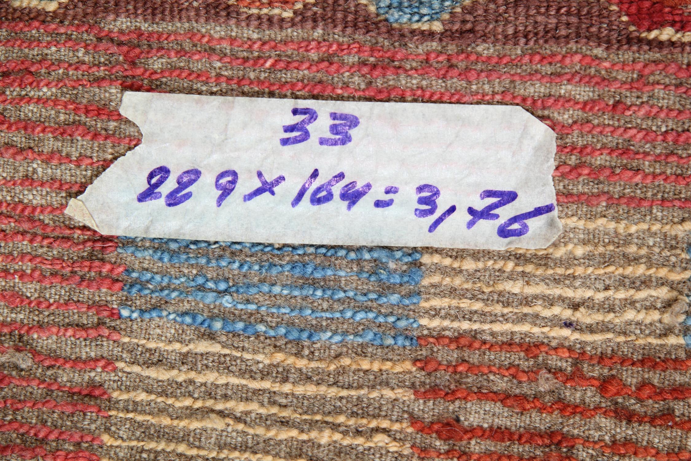 Handgefertigte Teppiche Marokkanische Teppiche:: Shag Teppiche:: Rosa und Rote Primitive Teppiche zum Verkauf (Ende des 20. Jahrhunderts) im Angebot