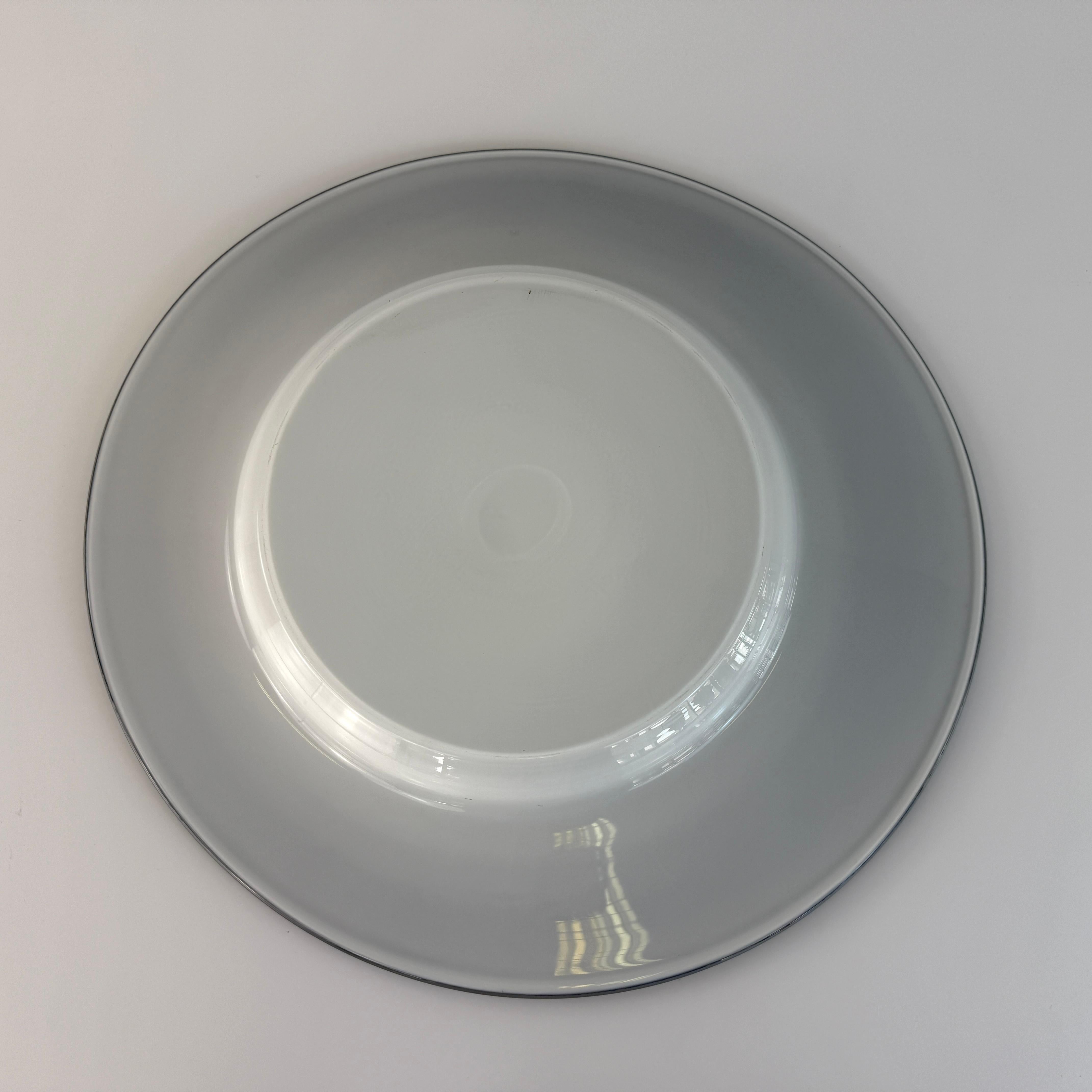 Assiette en verre de Murano faite à la main en vente 3