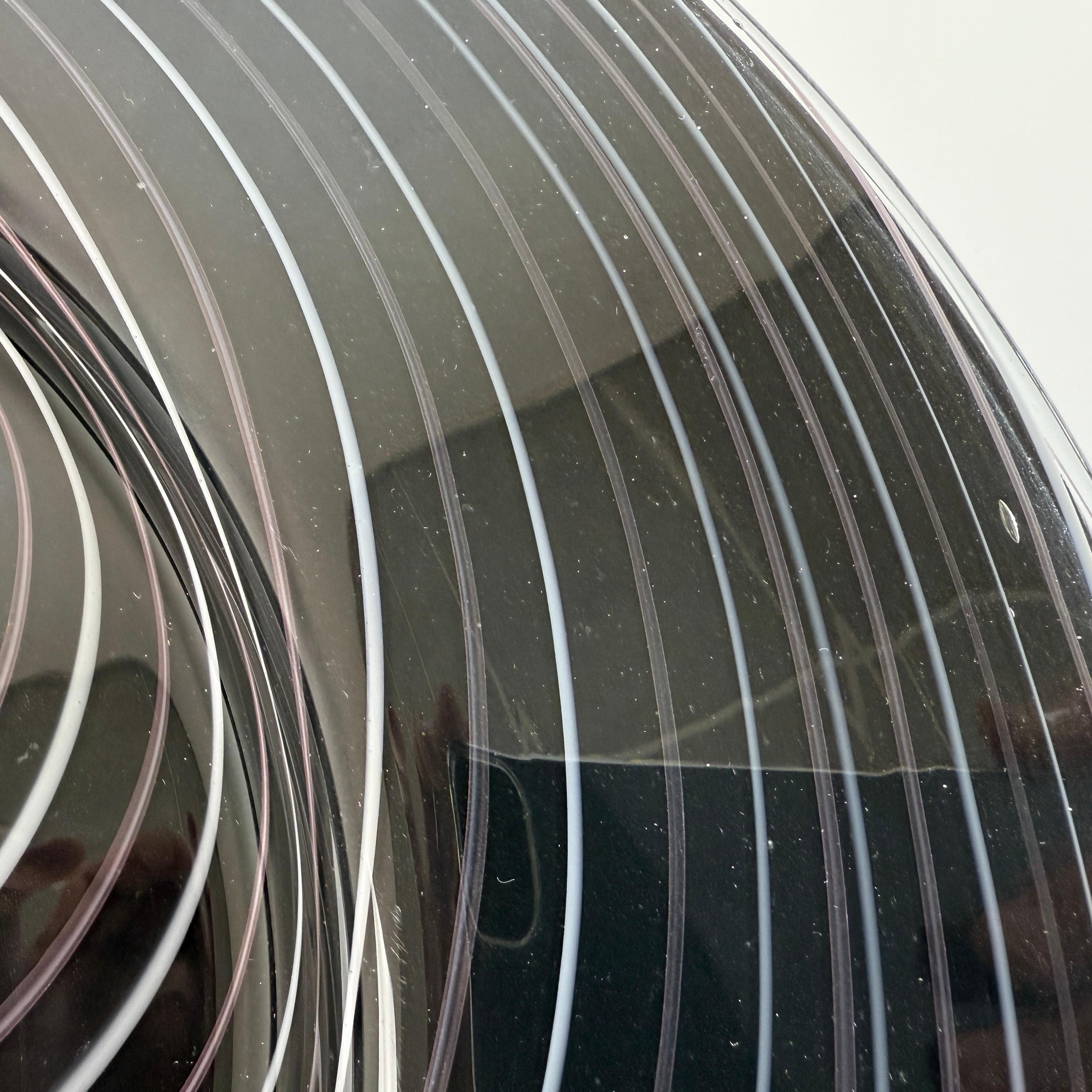 Assiette en verre de Murano faite à la main en vente 1