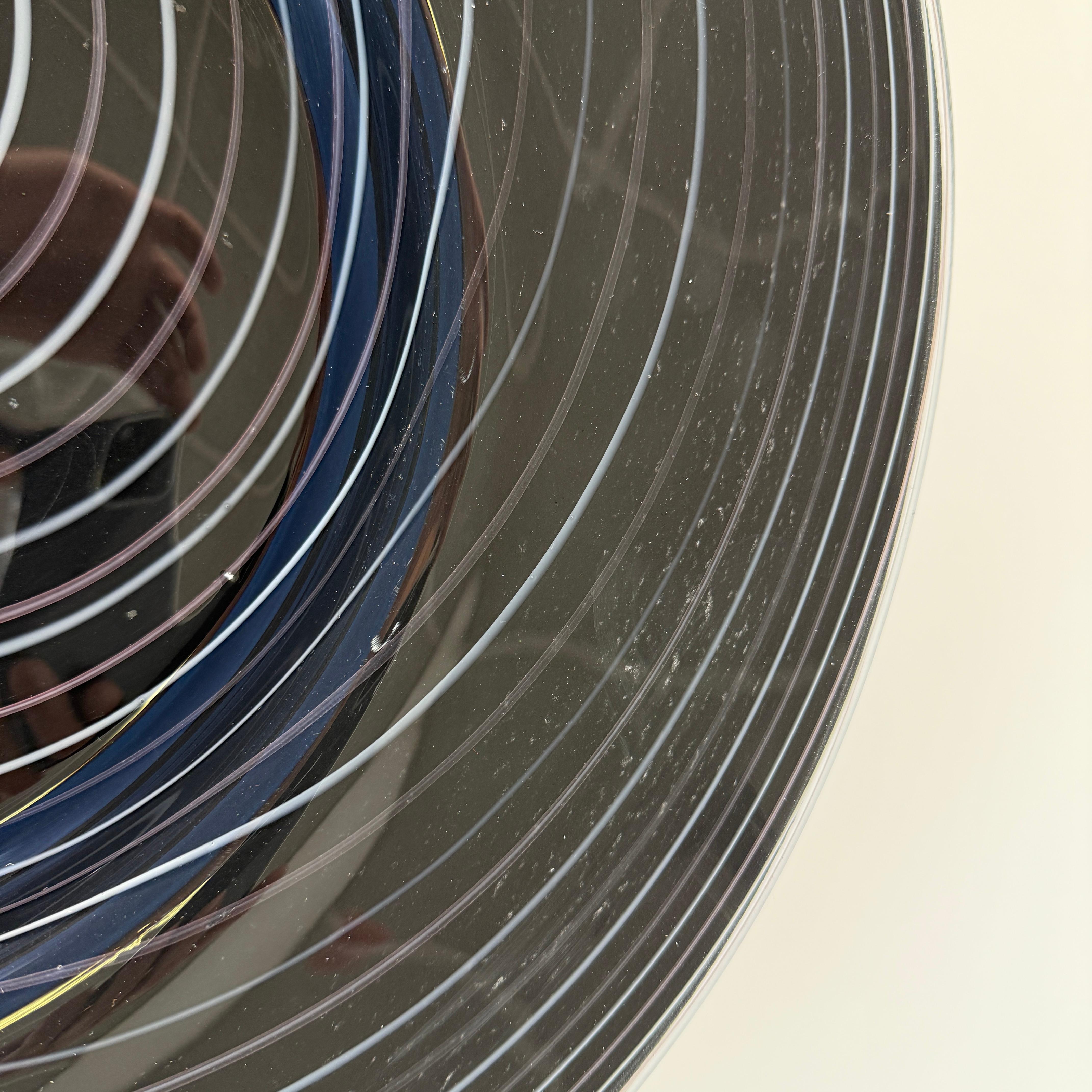 Assiette en verre de Murano faite à la main en vente 2